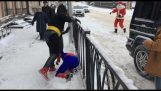 Fight af superhelte i Bauman Kazan