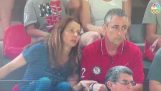 Anxious parents at the Olympics in Rio
