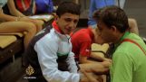 Iranske wrestler tvunget til å late som offer mot Israel