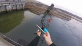 Fishing with bow