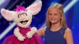 Un ventriloquo di 12 anni nello show America Got Talent
