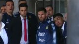 Die emotionale Bewegung von Messi sah er einen kleinen Ventilator zu weinen