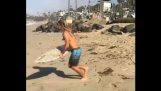Breakthrough jumping surfboard