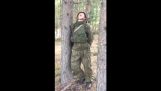 جندي روسي على أهبة الاستعداد التام