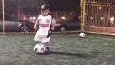 En 5chronos med fotboll talang