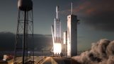 The Falcon Heavy raket klaar voor lancering