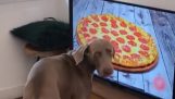 Η πίτσα στην τηλεόραση