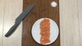 salmone affumicato in 17 secondi