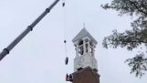 Install a clock in the belfry (fail)