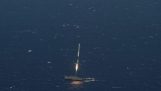 SpaceX disillusioning en missil i havet