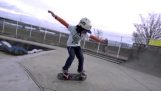 Исаму Ямамото, удивительные 12-скейтбордист
