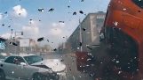 Kjører på gatene i Russland