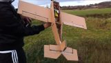 Unmanned airplane from cardboard