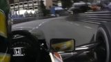 Rundzie z Ayrton Senna w torze Monako