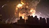 Stor eksplosjon i kjemisk lageret i Kina
