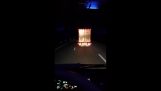 Esposizione di notte da un camionista