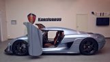 The robotic Regera Koenigsegg's bodywork