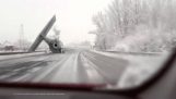 Accident of a TIE Fighter in Freeway