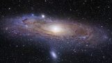 Foto dettagliata della galassia della galassia Andromeda dal telescopio Hubble