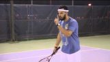 Уроки тенниса с Константиния Klapsinoy