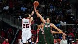Kyle Korver’s 11 points in One Minute Scorches Bucks