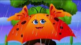 Rain, Pluie, Go Away Comptine With Lyrics – Rhymes Cartoon animation & Chansons pour enfants