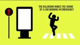 VERKEERSVEILIGHEID / de virtuele CRASH billboard / ServicePlan FRANCE