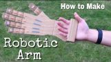 Como Fazer um braço robótico em casa de papelão