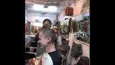 Massage i indiske barber shop