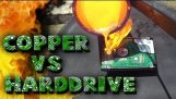 Molten Copper vs Hard Drive
