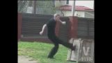 Russian martial school – basic low kick