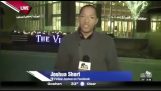 Black news reporter Josh gets MAD when forced to stand out in the cold