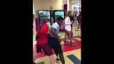 KID HITS TEACHER IN THE FACE WITH BOTTLE