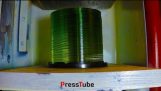 Hydraulisk Press | Stack av CD-skivor | 20st vs 80pcs