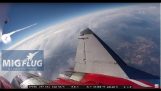 A MIG-29 goes up to 50000 feet