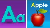 Phonics Song med to ord – A til Apple – ABC Alphabet Sange med Sounds til børn