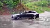 Guia destrói a caixa de velocidades do Audi RS6