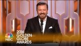 Ricky Gervais Abre los Globos de Oro 2016