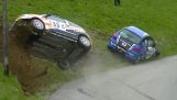 Double rally crash
