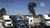 Video arată momentul în care un avion militar sa prăbușit în Georgia