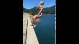 Bridge Jump Fail – Top view