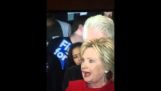 Hilarious Sticker Faced Kid at Clinton Speech