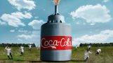 10.000 litros de Coca Cola se mezclan con bicarbonato de sodio