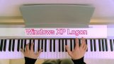 Zvuky systému Windows na klavíri