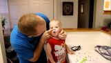 Hogyan készítsünk egy borsó az orrból a gyermek