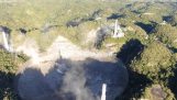 Το ραδιοτηλεσκόπιο του Arecibo καταρρέει