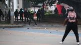 Protestatarii de polițiști columbieni