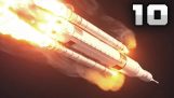 10 nieudanych startów rakiet kosmicznych
