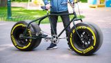 Cykel med hjul från Formel 1