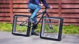 Сборка велосипеда с квадратными колесами